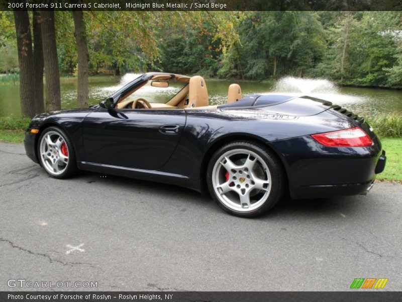 Midnight Blue Metallic / Sand Beige 2006 Porsche 911 Carrera S Cabriolet