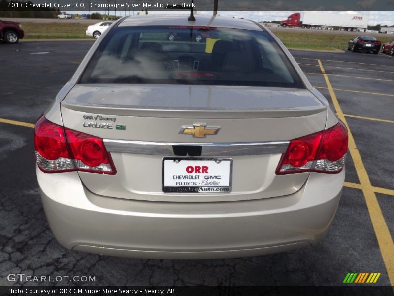 Champagne Silver Metallic / Jet Black 2013 Chevrolet Cruze ECO