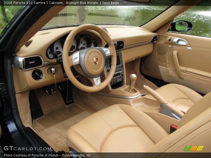 Sand Beige Interior - 2006 911 Carrera S Cabriolet 