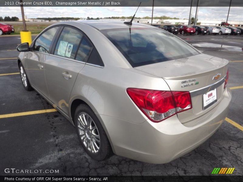 Champagne Silver Metallic / Jet Black 2013 Chevrolet Cruze ECO