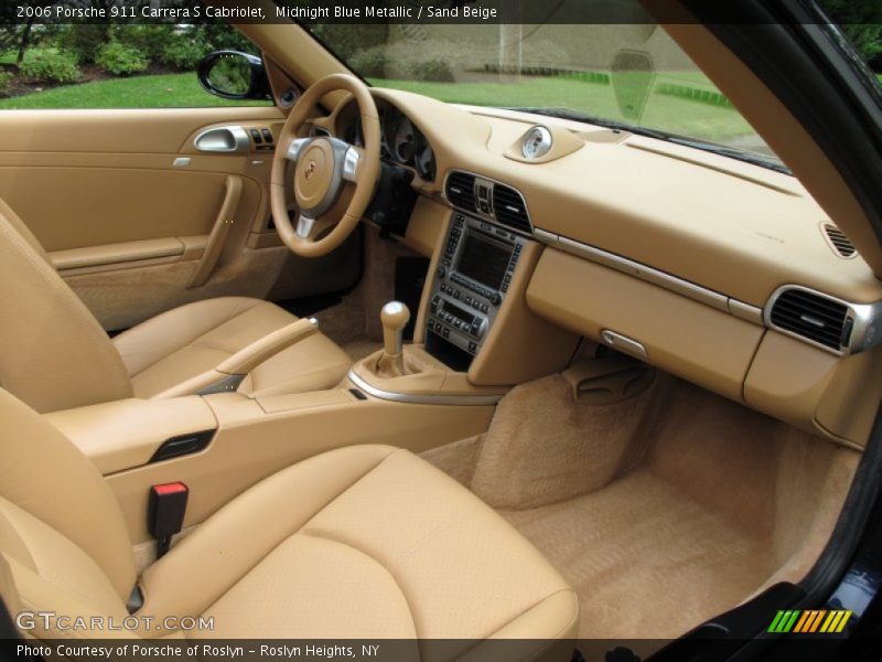  2006 911 Carrera S Cabriolet Sand Beige Interior