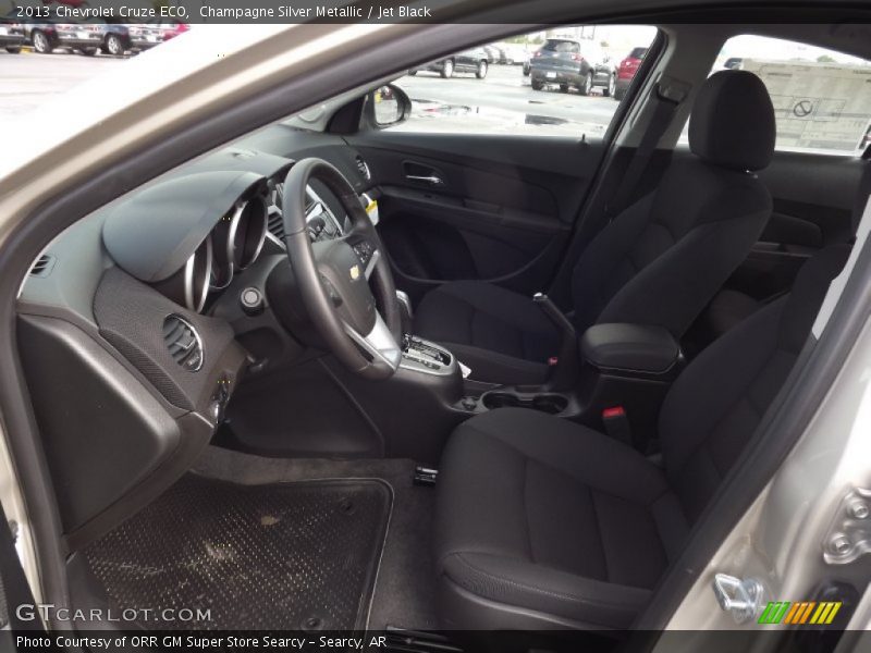 Champagne Silver Metallic / Jet Black 2013 Chevrolet Cruze ECO