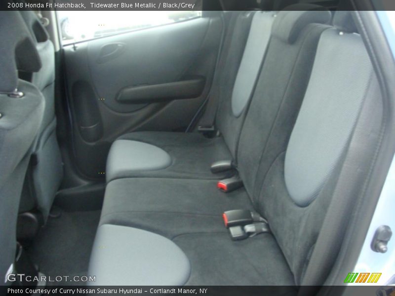 Tidewater Blue Metallic / Black/Grey 2008 Honda Fit Hatchback