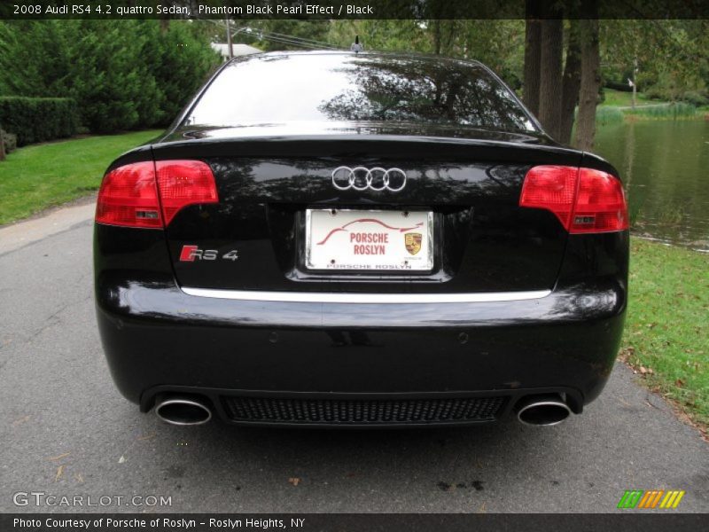 Phantom Black Pearl Effect / Black 2008 Audi RS4 4.2 quattro Sedan