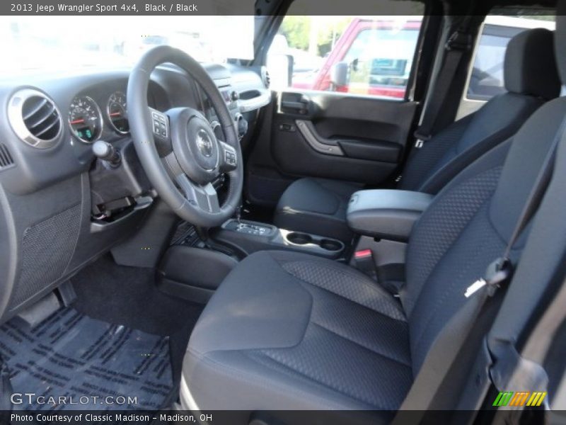 Black / Black 2013 Jeep Wrangler Sport 4x4