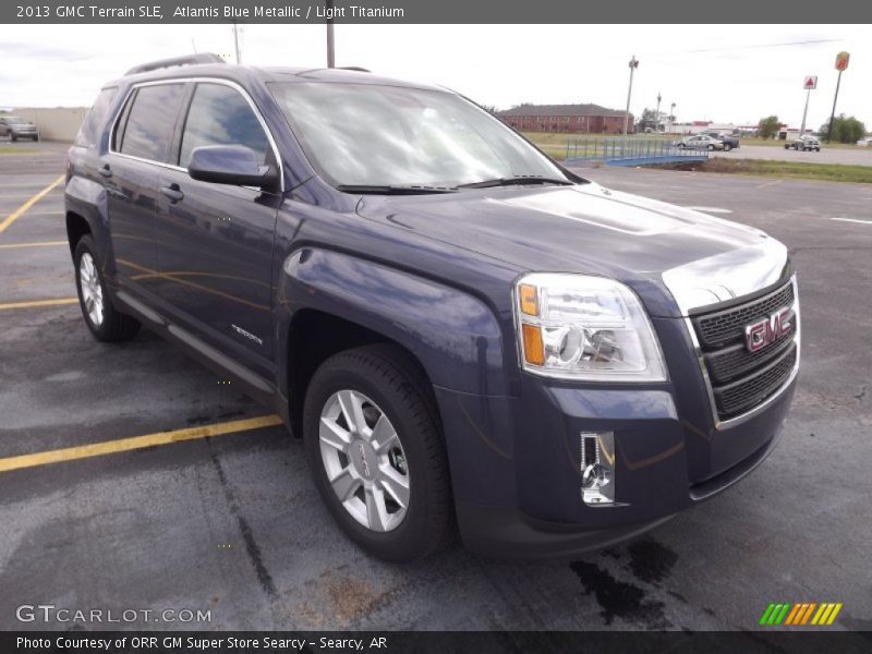 Atlantis Blue Metallic / Light Titanium 2013 GMC Terrain SLE