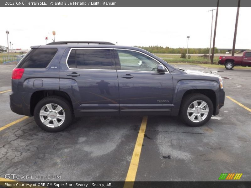 Atlantis Blue Metallic / Light Titanium 2013 GMC Terrain SLE