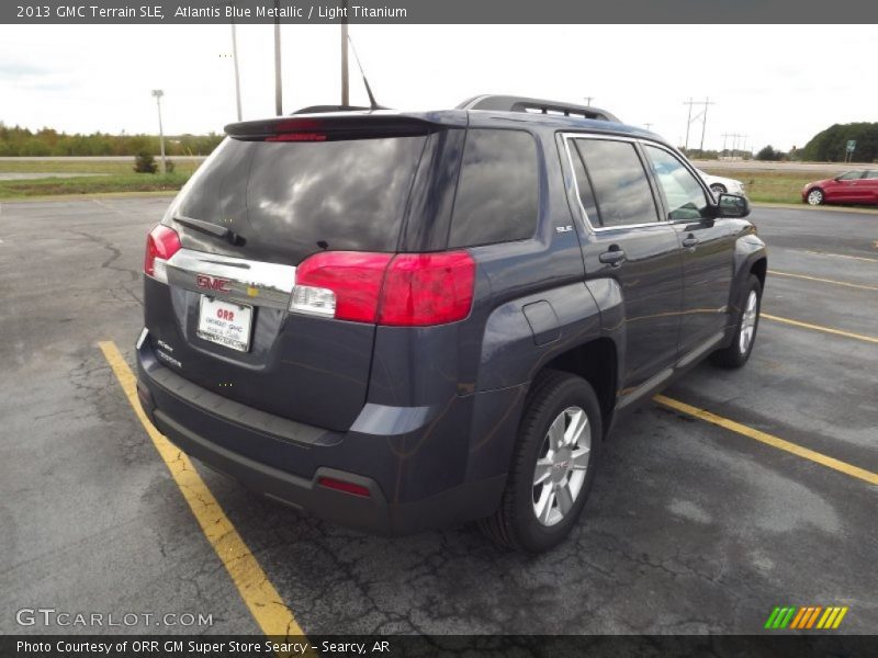 Atlantis Blue Metallic / Light Titanium 2013 GMC Terrain SLE