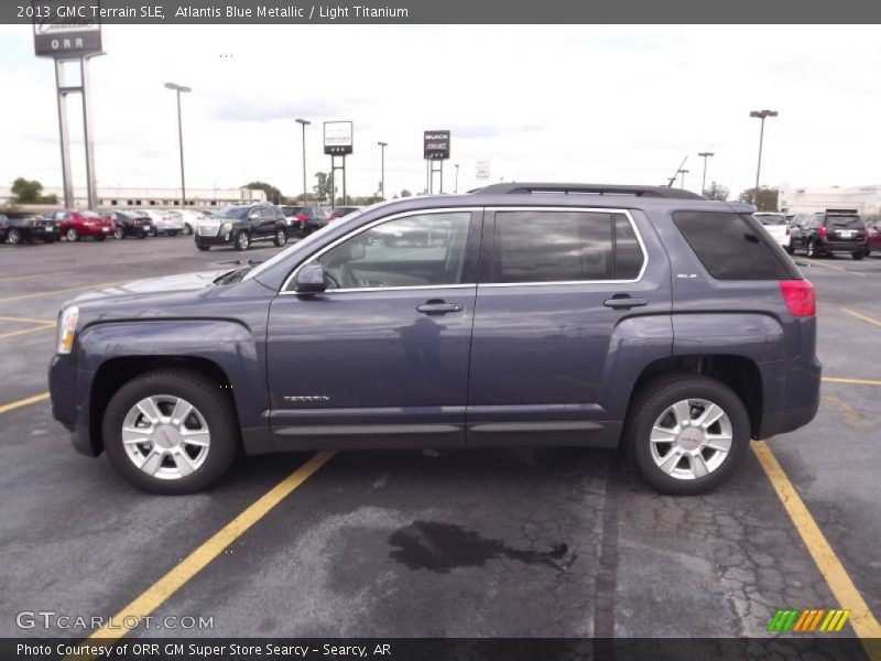 Atlantis Blue Metallic / Light Titanium 2013 GMC Terrain SLE