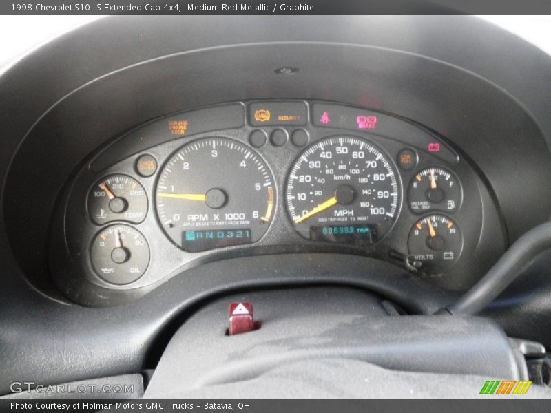  1998 S10 LS Extended Cab 4x4 LS Extended Cab 4x4 Gauges