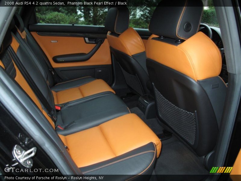 Rear Seat of 2008 RS4 4.2 quattro Sedan