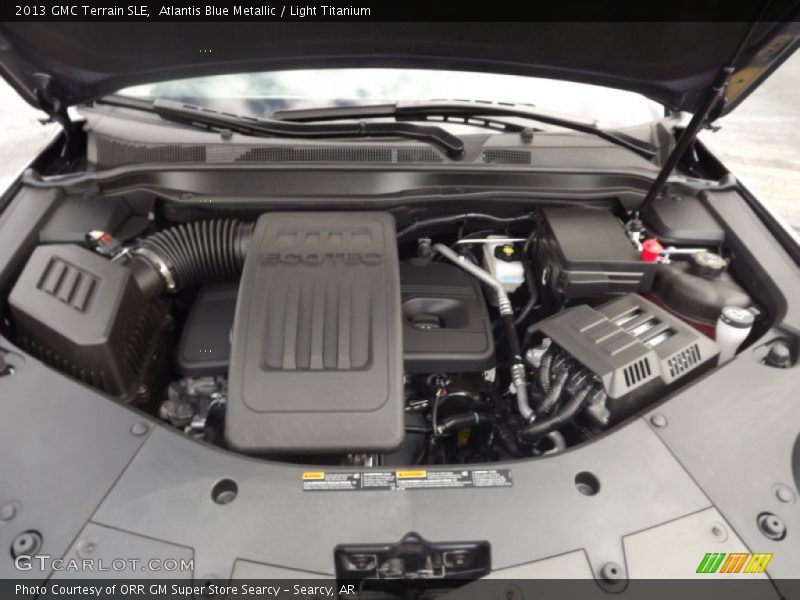 Atlantis Blue Metallic / Light Titanium 2013 GMC Terrain SLE