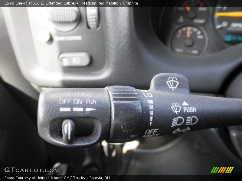 Medium Red Metallic / Graphite 1998 Chevrolet S10 LS Extended Cab 4x4