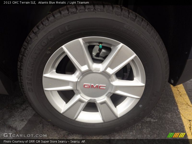 Atlantis Blue Metallic / Light Titanium 2013 GMC Terrain SLE