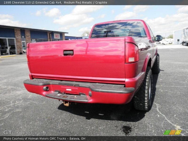 Medium Red Metallic / Graphite 1998 Chevrolet S10 LS Extended Cab 4x4