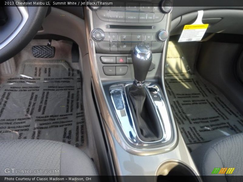 Summit White / Jet Black/Titanium 2013 Chevrolet Malibu LS