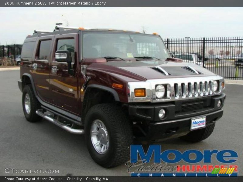 Twilight Maroon Metallic / Ebony 2006 Hummer H2 SUV