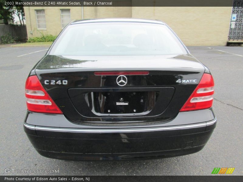 Black / Charcoal 2003 Mercedes-Benz C 240 4Matic Sedan