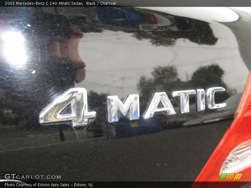 Black / Charcoal 2003 Mercedes-Benz C 240 4Matic Sedan