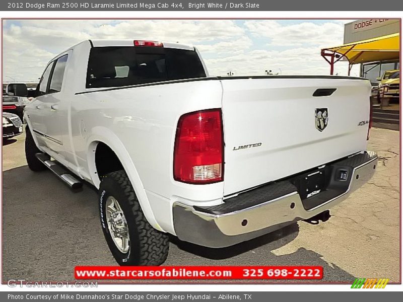 Bright White / Dark Slate 2012 Dodge Ram 2500 HD Laramie Limited Mega Cab 4x4