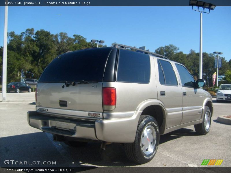 Topaz Gold Metallic / Beige 1999 GMC Jimmy SLT