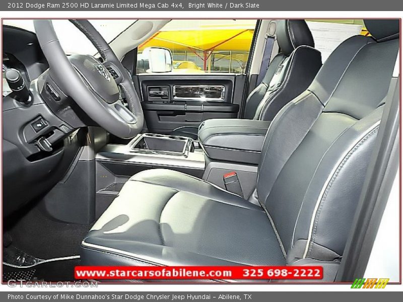 Bright White / Dark Slate 2012 Dodge Ram 2500 HD Laramie Limited Mega Cab 4x4