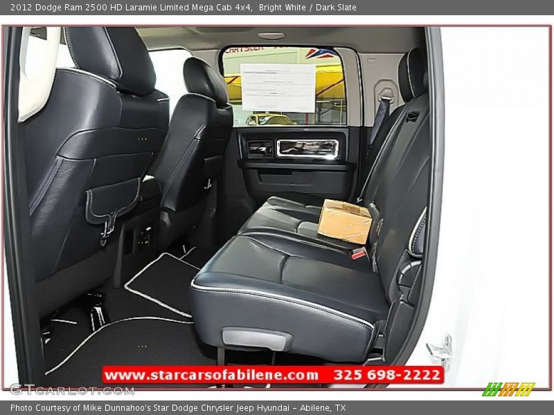 Bright White / Dark Slate 2012 Dodge Ram 2500 HD Laramie Limited Mega Cab 4x4