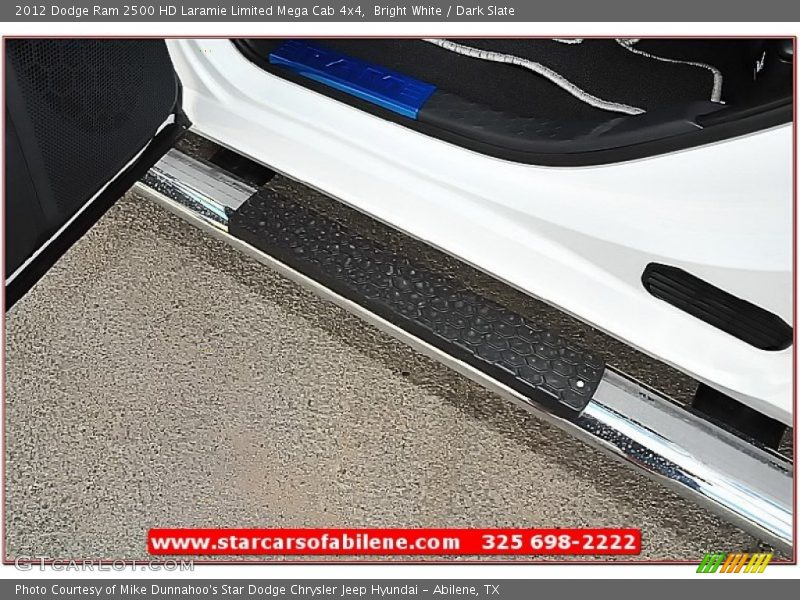 Bright White / Dark Slate 2012 Dodge Ram 2500 HD Laramie Limited Mega Cab 4x4