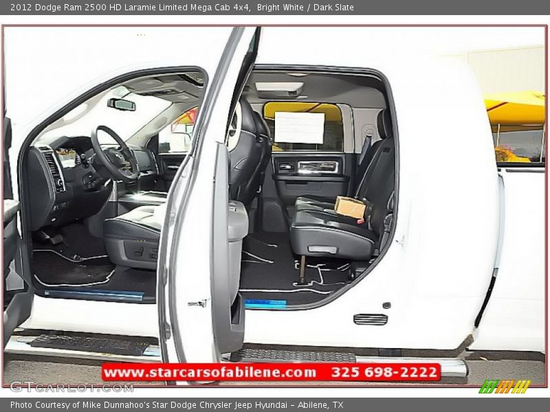 Bright White / Dark Slate 2012 Dodge Ram 2500 HD Laramie Limited Mega Cab 4x4