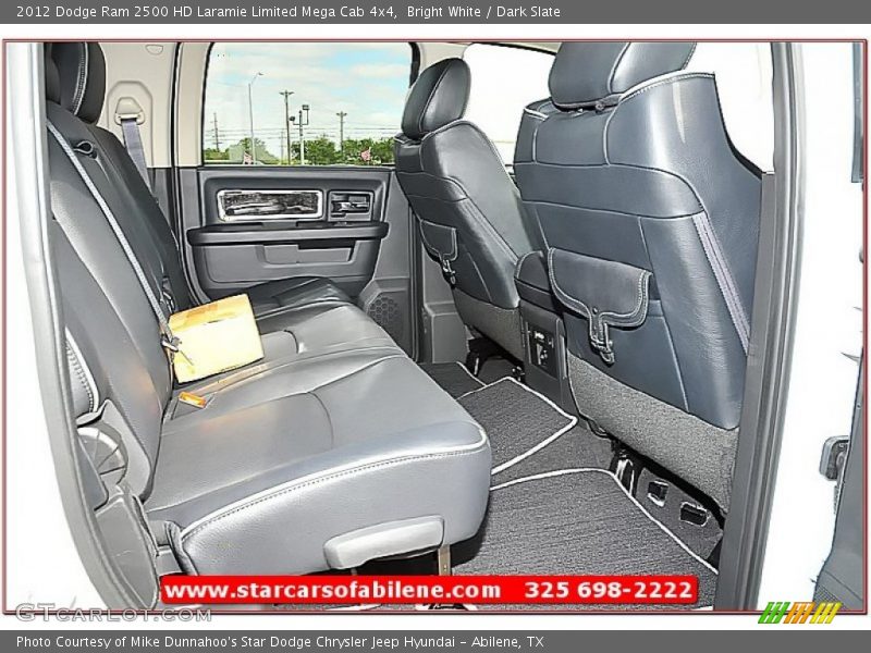 Bright White / Dark Slate 2012 Dodge Ram 2500 HD Laramie Limited Mega Cab 4x4