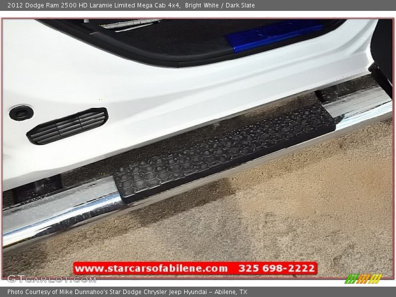 Bright White / Dark Slate 2012 Dodge Ram 2500 HD Laramie Limited Mega Cab 4x4