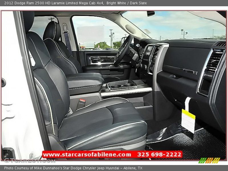 Bright White / Dark Slate 2012 Dodge Ram 2500 HD Laramie Limited Mega Cab 4x4