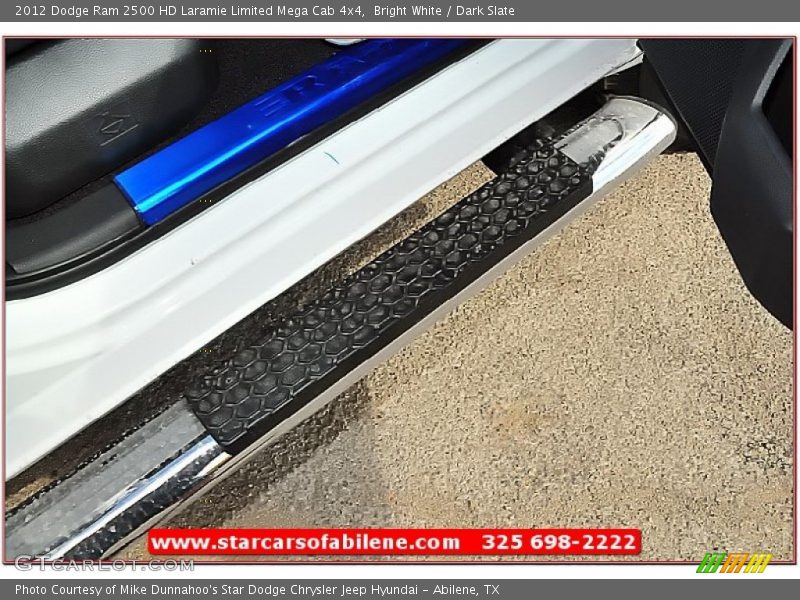 Bright White / Dark Slate 2012 Dodge Ram 2500 HD Laramie Limited Mega Cab 4x4