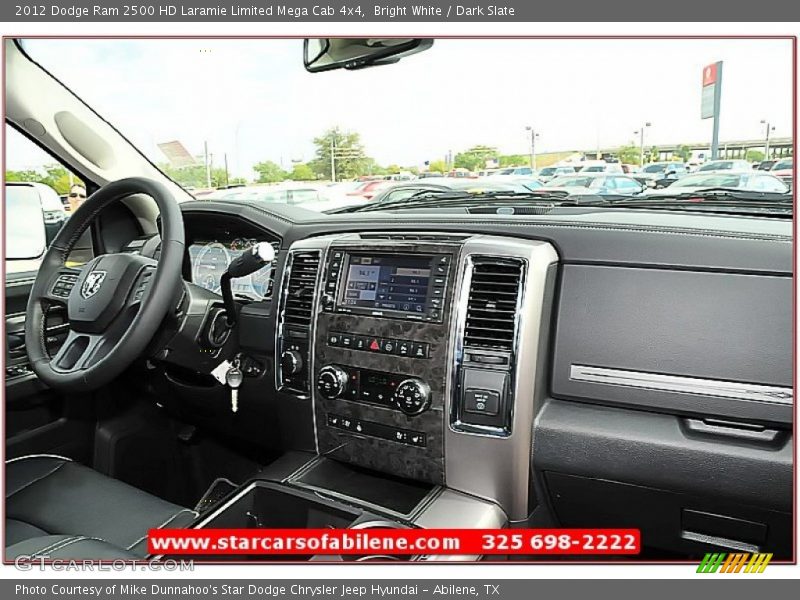 Bright White / Dark Slate 2012 Dodge Ram 2500 HD Laramie Limited Mega Cab 4x4