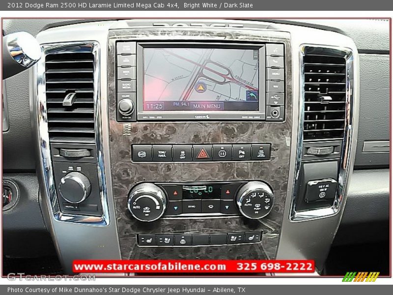 Bright White / Dark Slate 2012 Dodge Ram 2500 HD Laramie Limited Mega Cab 4x4