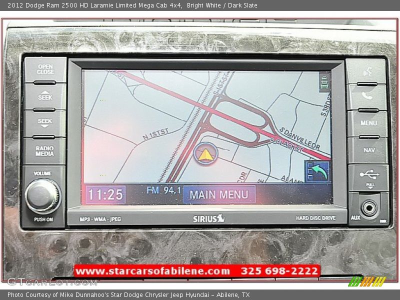 Bright White / Dark Slate 2012 Dodge Ram 2500 HD Laramie Limited Mega Cab 4x4