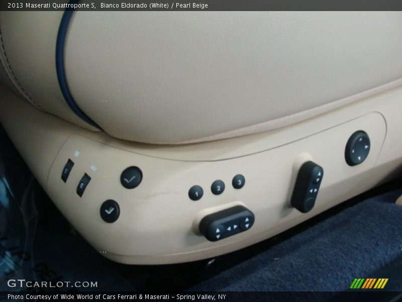 Bianco Eldorado (White) / Pearl Beige 2013 Maserati Quattroporte S