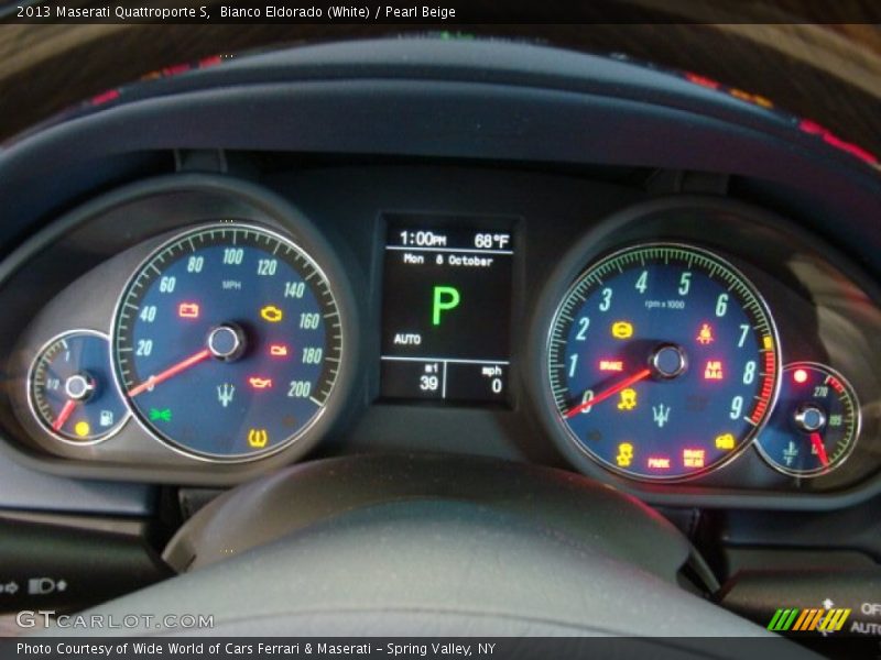  2013 Quattroporte S S Gauges