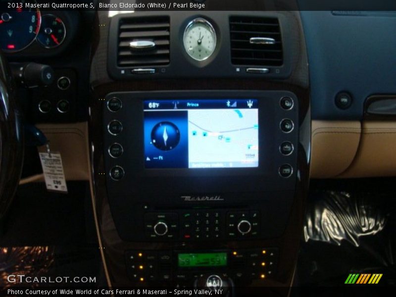 Bianco Eldorado (White) / Pearl Beige 2013 Maserati Quattroporte S