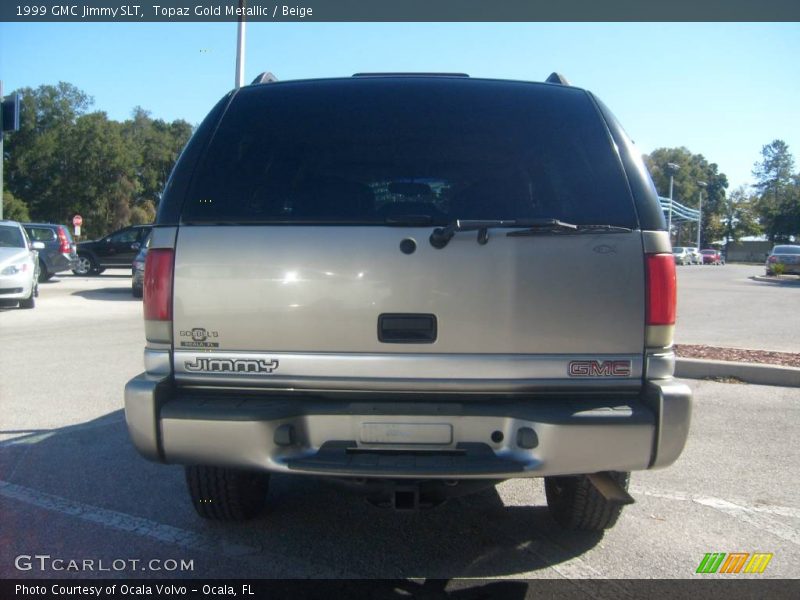 Topaz Gold Metallic / Beige 1999 GMC Jimmy SLT