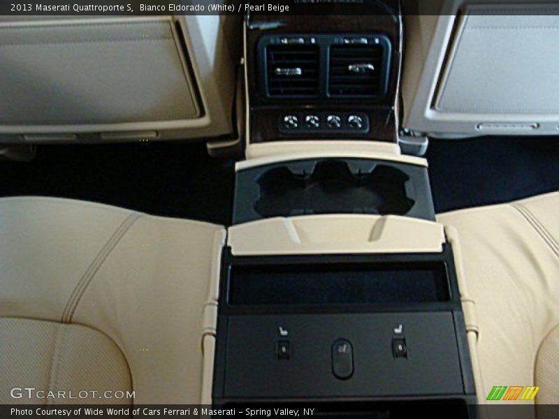Bianco Eldorado (White) / Pearl Beige 2013 Maserati Quattroporte S
