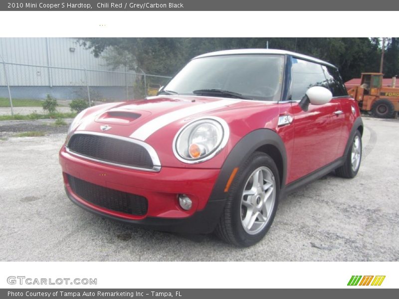Chili Red / Grey/Carbon Black 2010 Mini Cooper S Hardtop