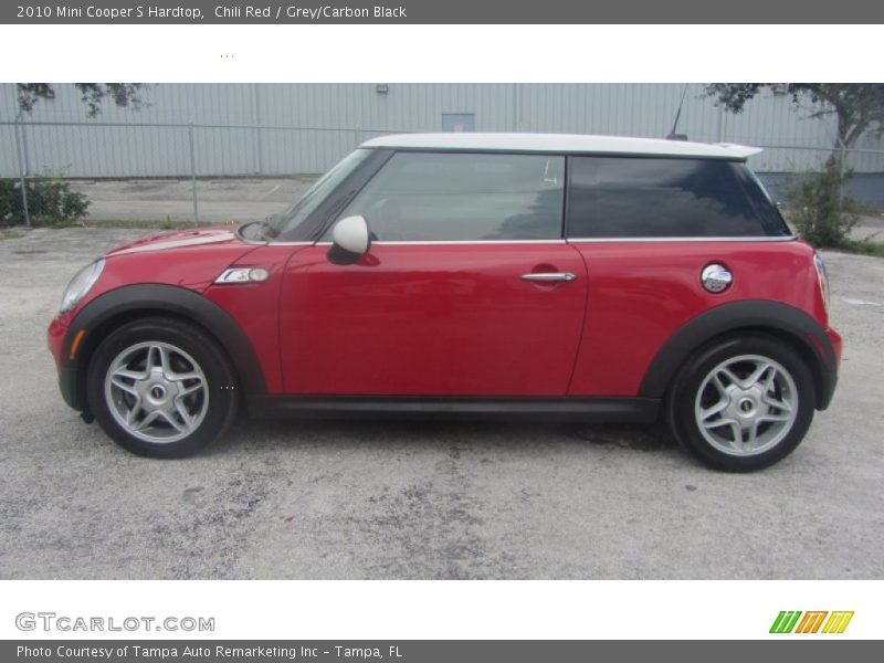 Chili Red / Grey/Carbon Black 2010 Mini Cooper S Hardtop