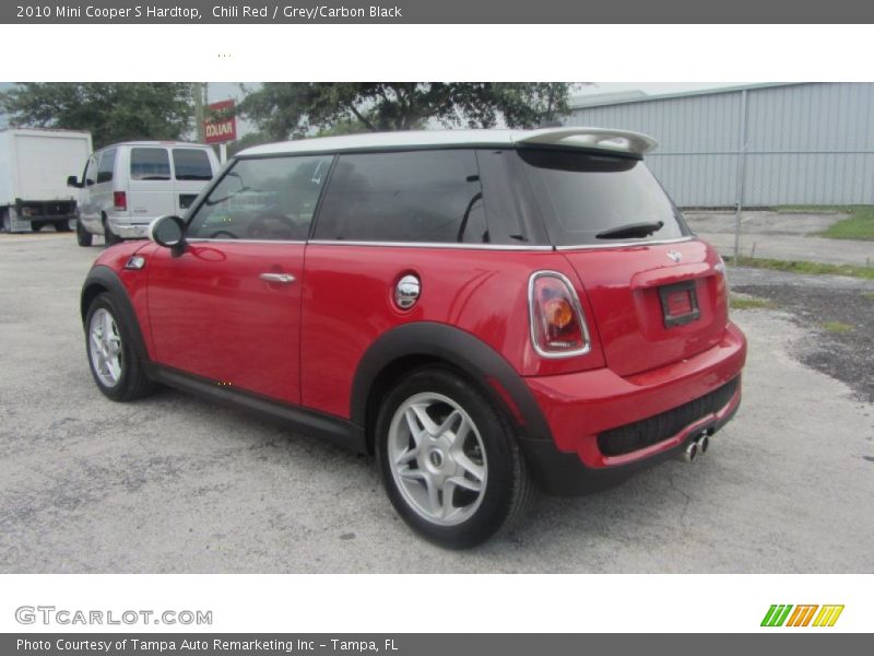 Chili Red / Grey/Carbon Black 2010 Mini Cooper S Hardtop