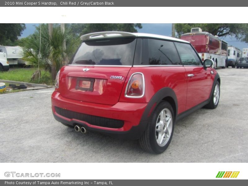Chili Red / Grey/Carbon Black 2010 Mini Cooper S Hardtop
