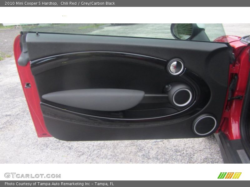 Chili Red / Grey/Carbon Black 2010 Mini Cooper S Hardtop
