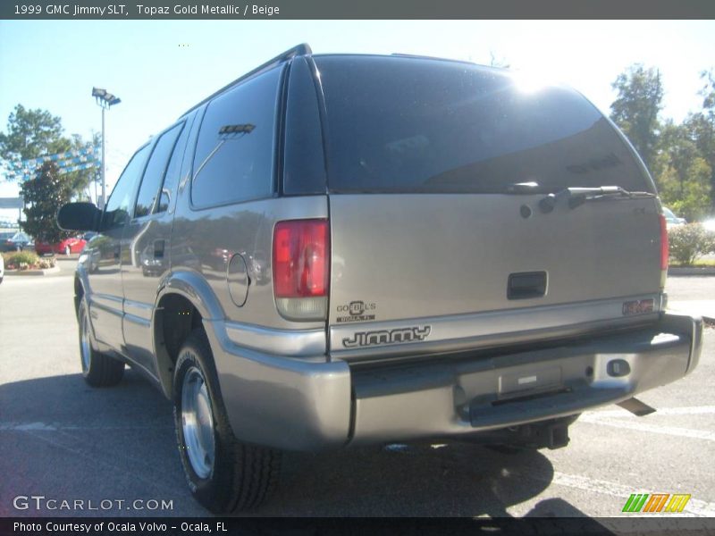 Topaz Gold Metallic / Beige 1999 GMC Jimmy SLT