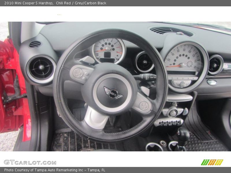 Chili Red / Grey/Carbon Black 2010 Mini Cooper S Hardtop