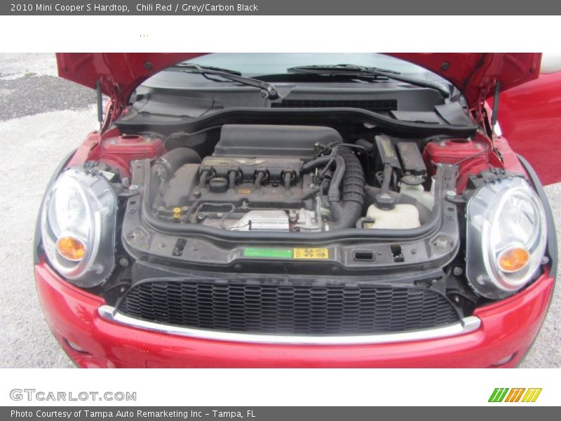 Chili Red / Grey/Carbon Black 2010 Mini Cooper S Hardtop