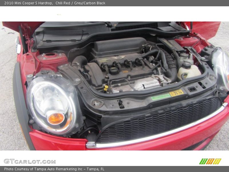 Chili Red / Grey/Carbon Black 2010 Mini Cooper S Hardtop